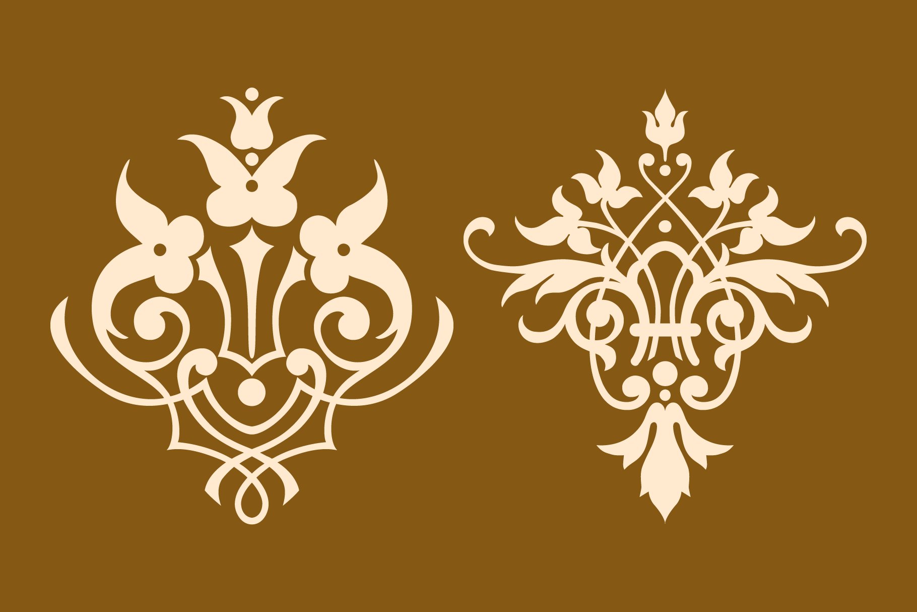 Victorian Ornaments Font preview image.