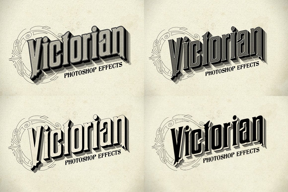 Photoshop Victorian Stylespreview image.