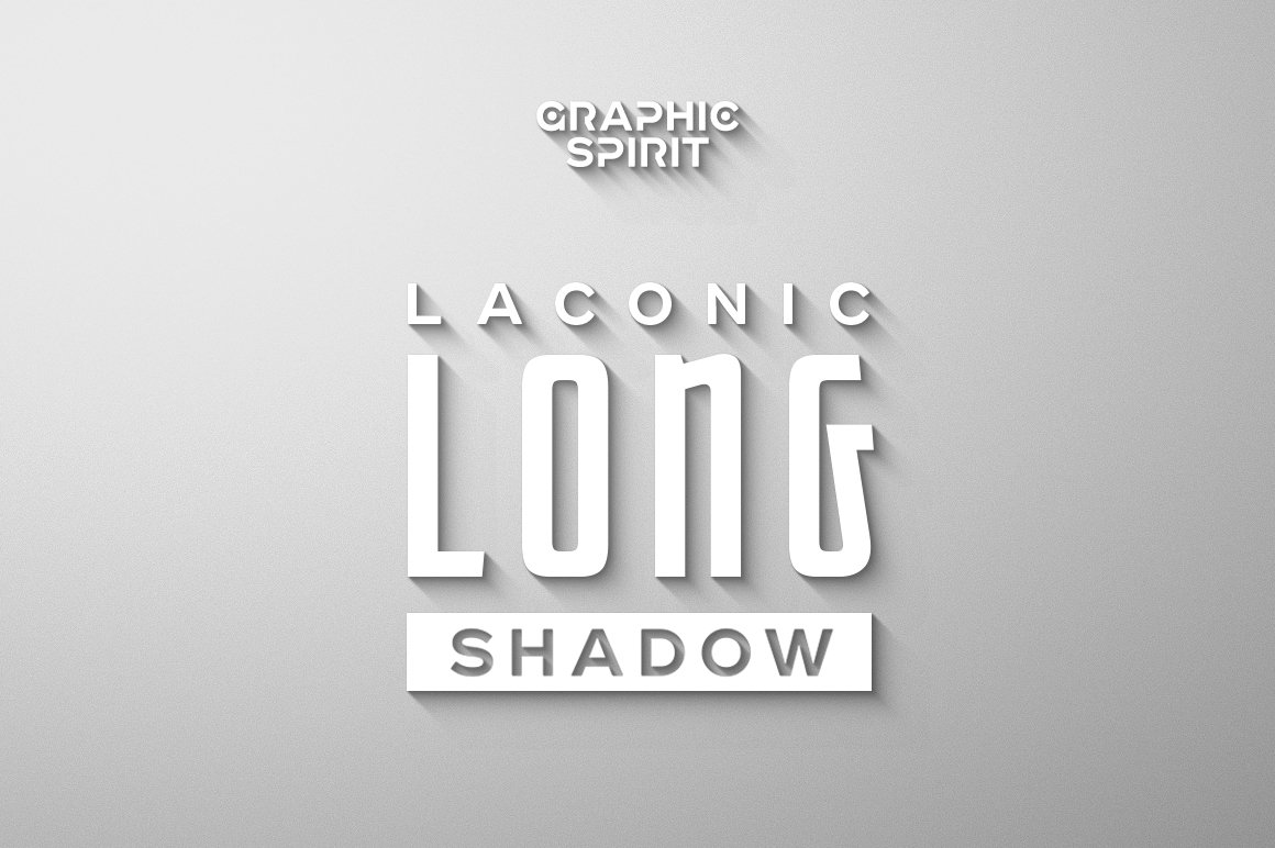 Laconic Long Shadow for Photoshopcover image.