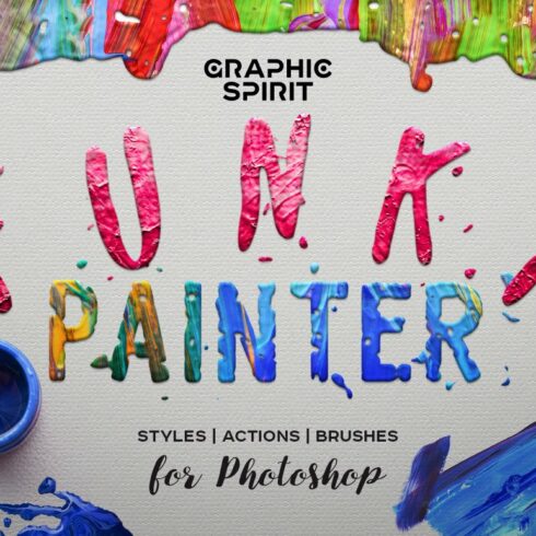 FUNKY PAINTER Photoshop Creative Kitcover image.