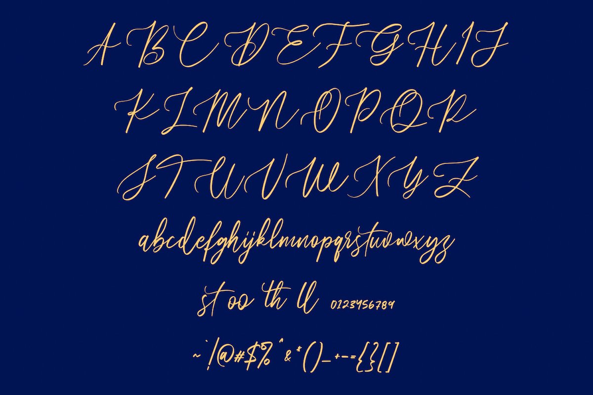 villarys handwritten script font 8 501
