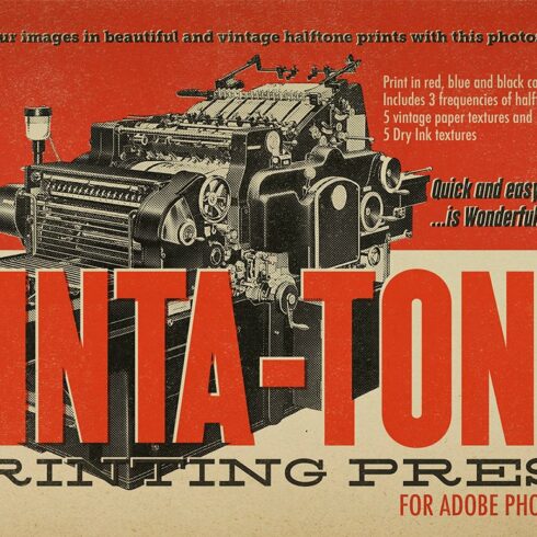 Vinta-Tone Printing Press Actioncover image.