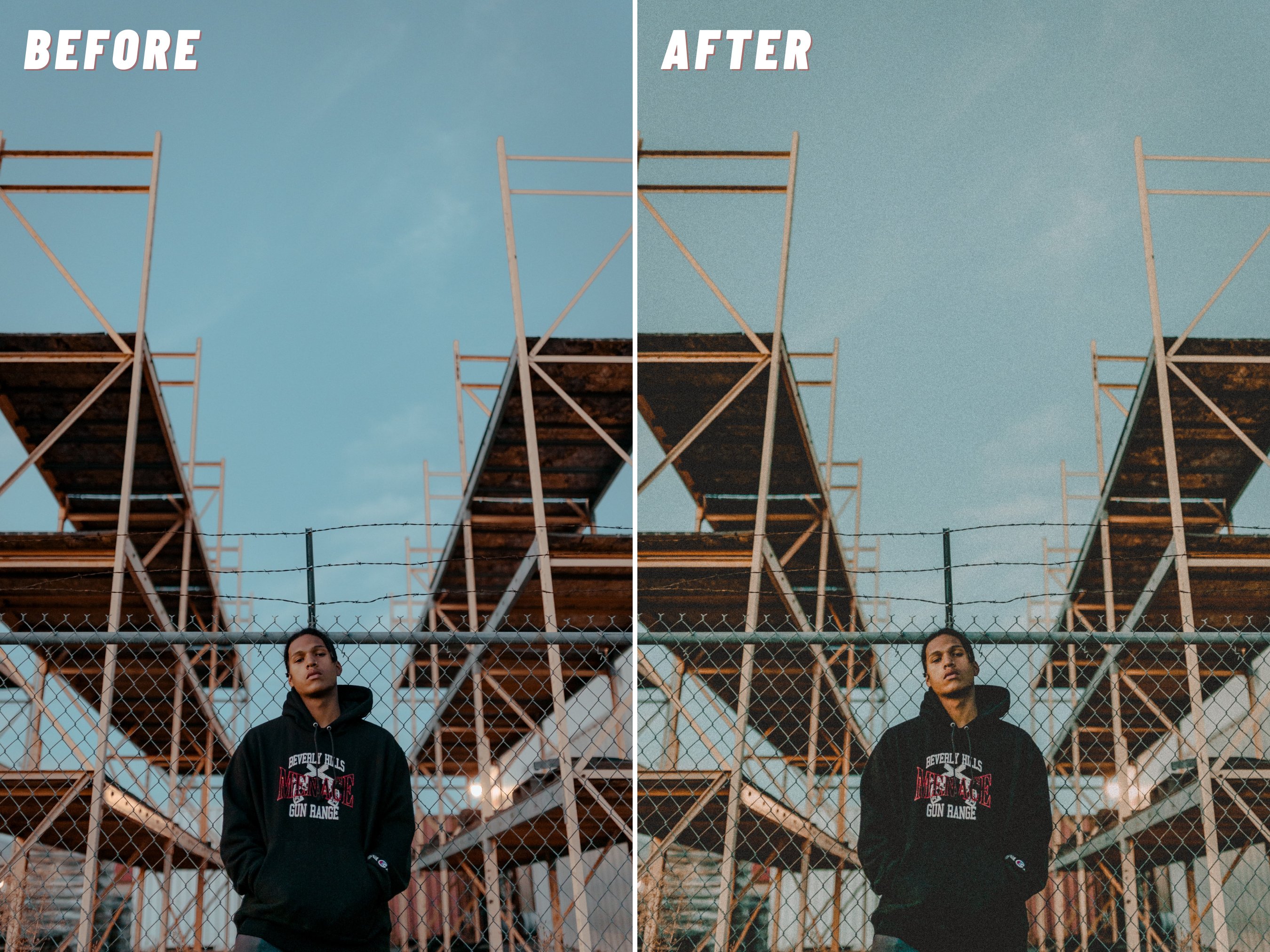 Vintage Film Presets For Lightroompreview image.