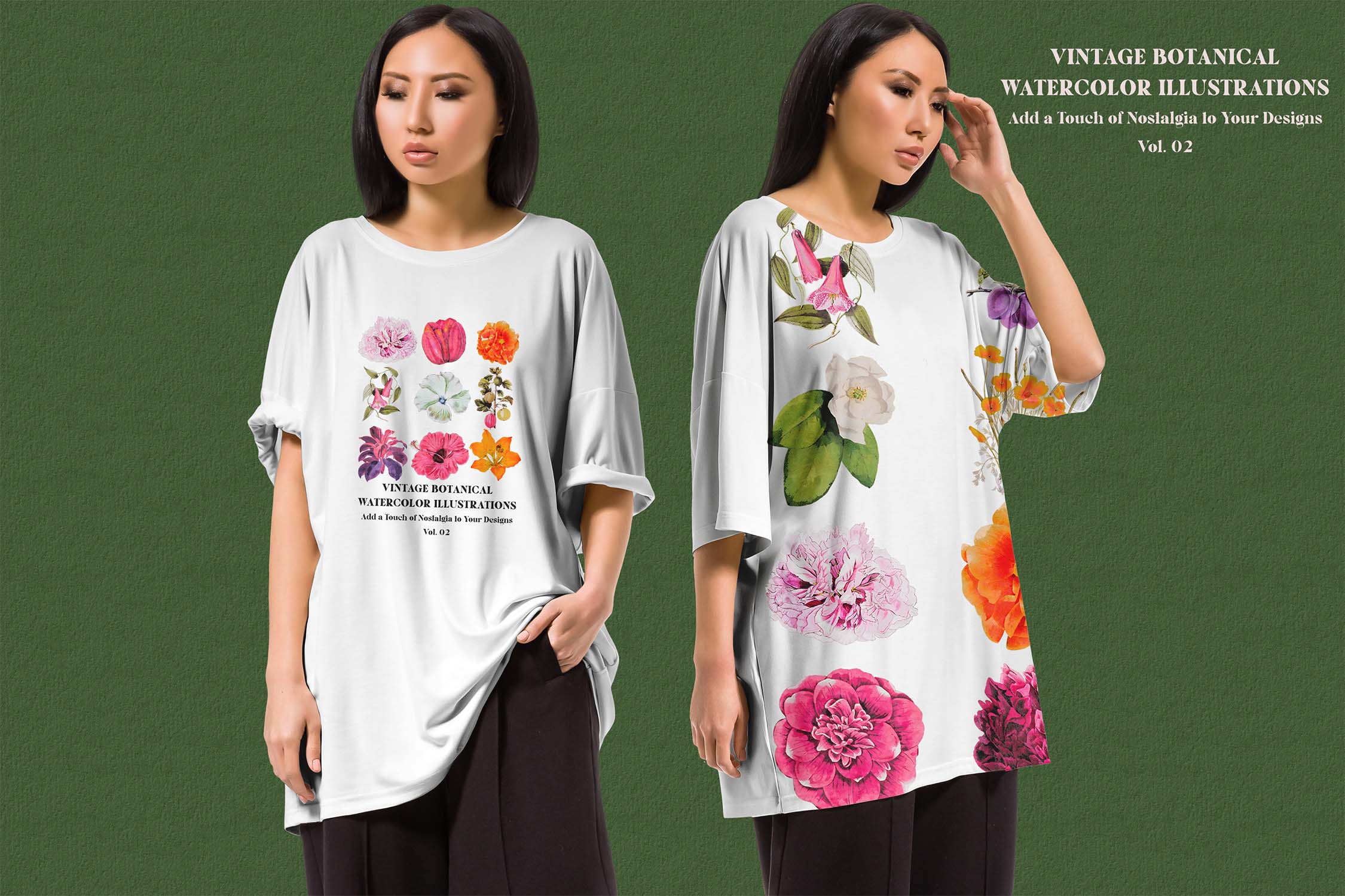 vintage botanical watercolor illustrations add a touch of nostalgia to your designs 3 321