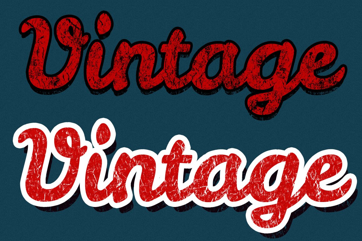Vintage Distressed T-Shirt Effectpreview image.