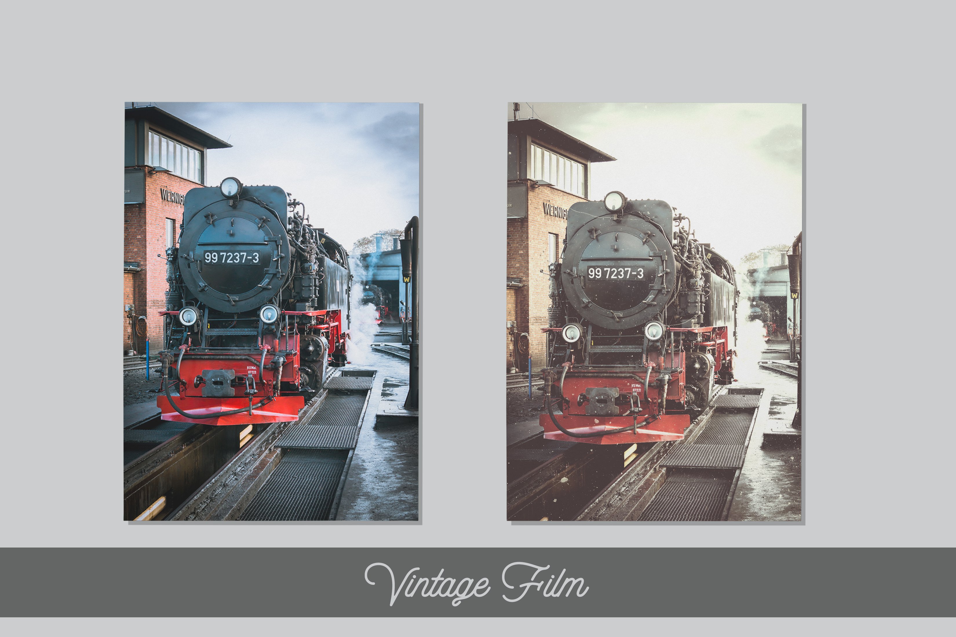 vintage film train 646