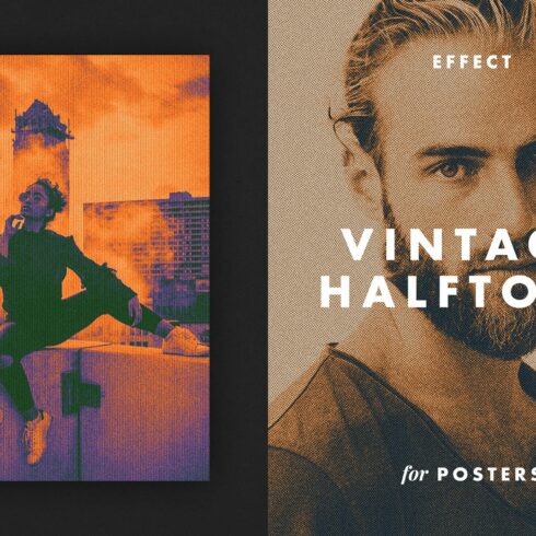Vintage Halftone Effect for Posterscover image.