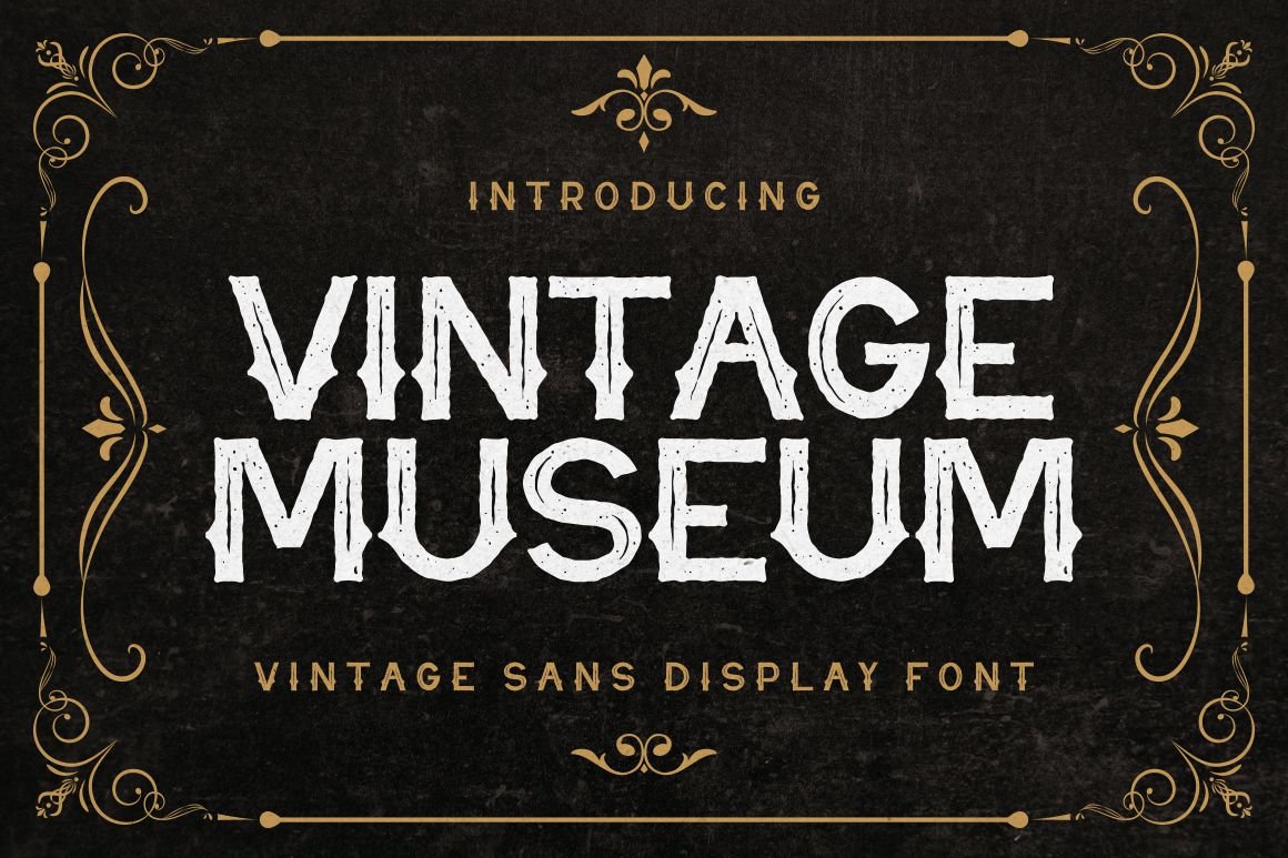 Vintage Museum - Vintage Sans Font cover image.