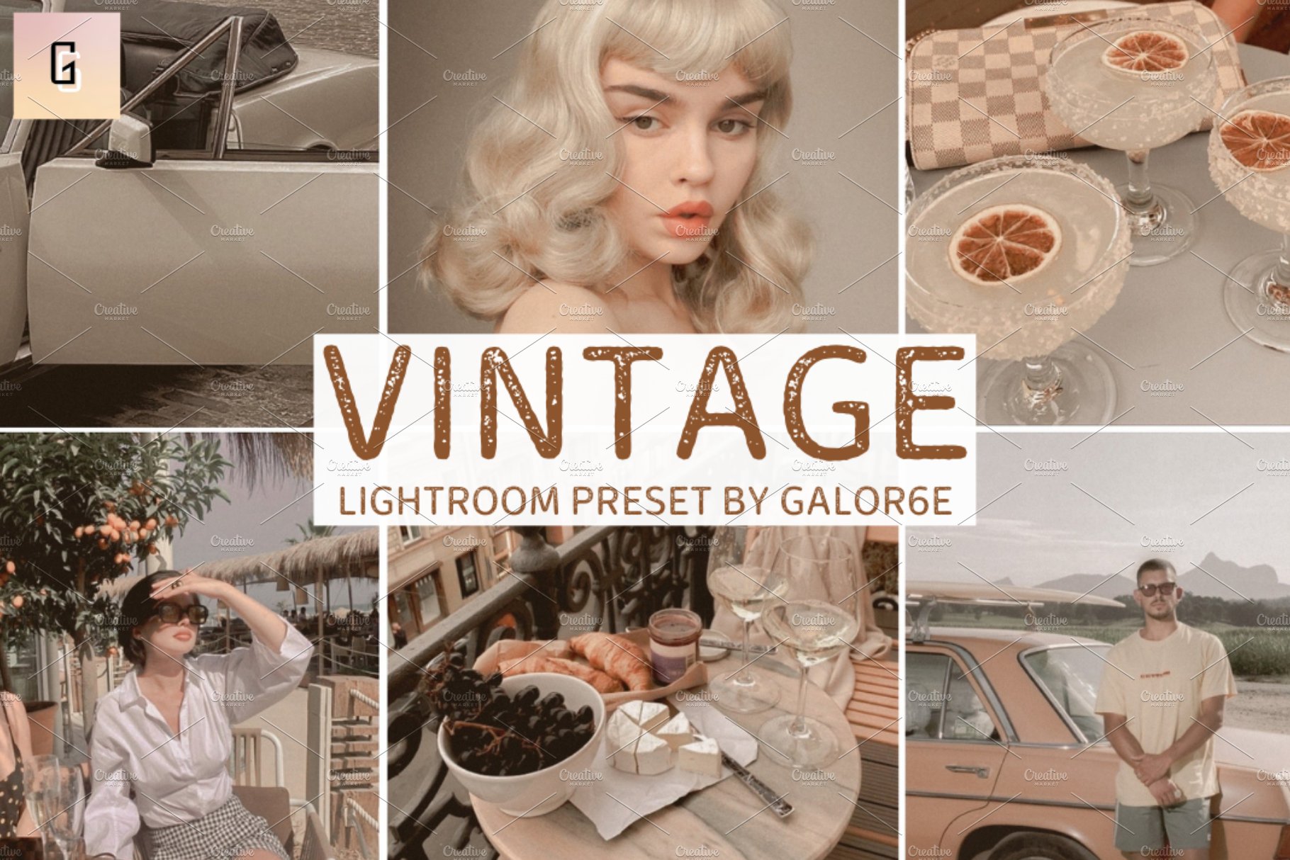 Lightroom Preset VINTAGE by GALOR6Ecover image.