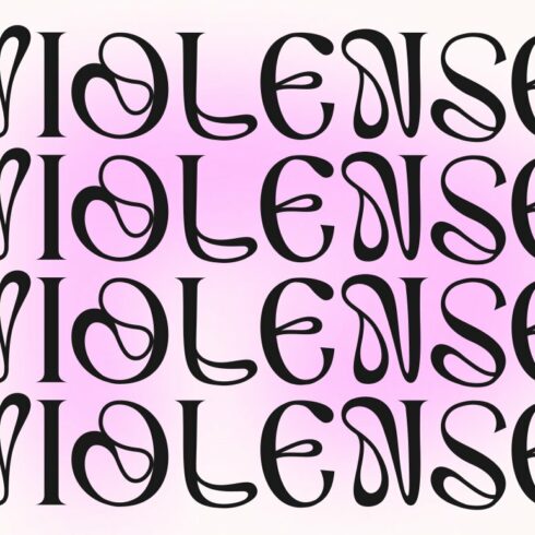 Violense - Stylish Display Fontcover image.