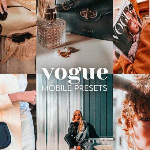 Vogue Lightroom Mobile Presetscover image.
