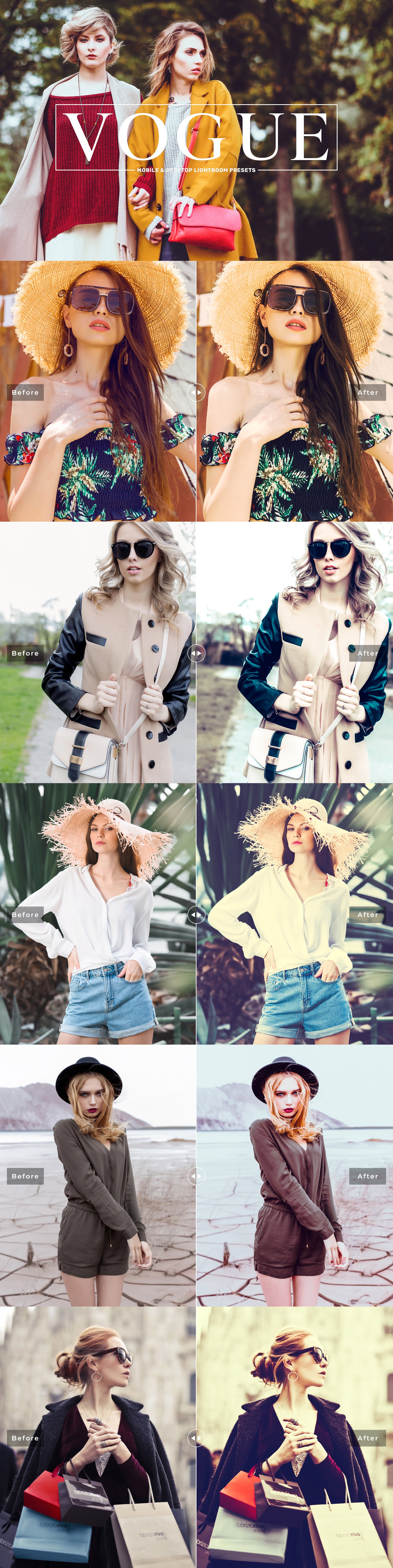 Vogue Lightroom Presets Collectioncover image.