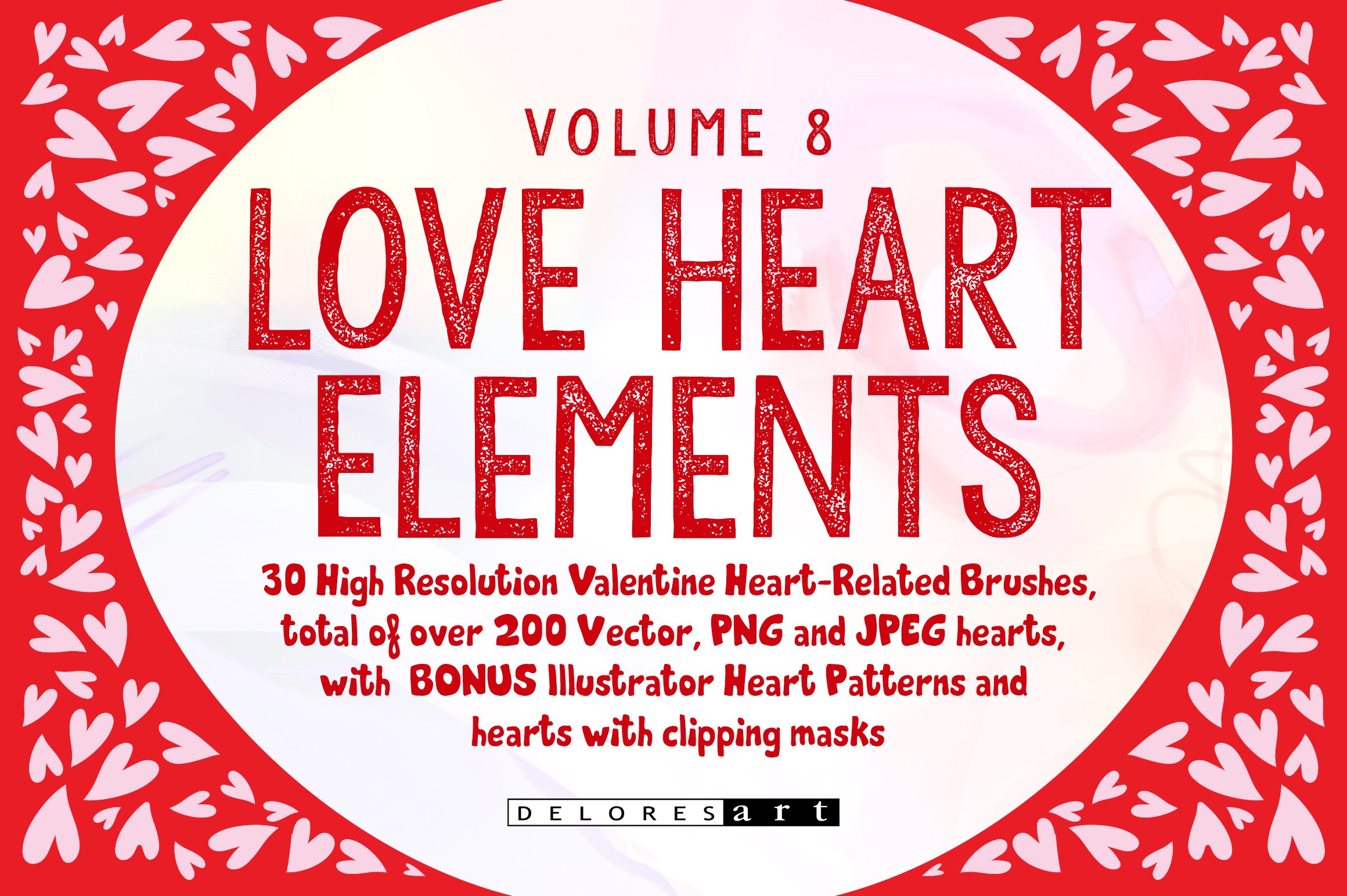 Valentine and Heart Elements to Lovecover image.