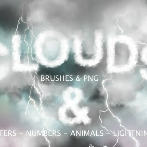 Clouds Graphics & PS Brushescover image.