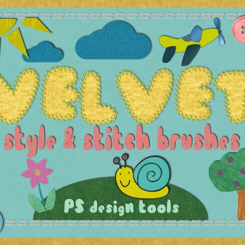 Velvet STYLES & STITCH BRUSHES PScover image.