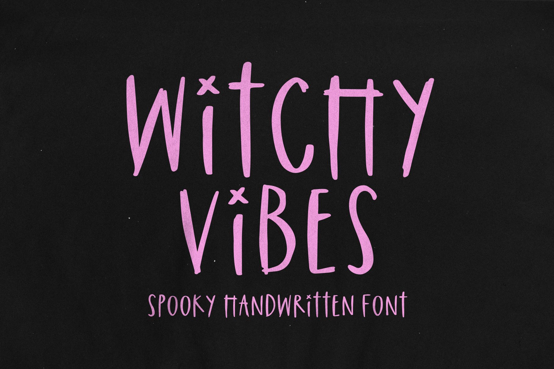Witchy Vibes | Spooky Halloween Font cover image.