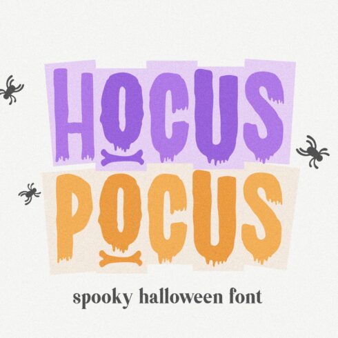 Hocus Pocus Halloween Font cover image.