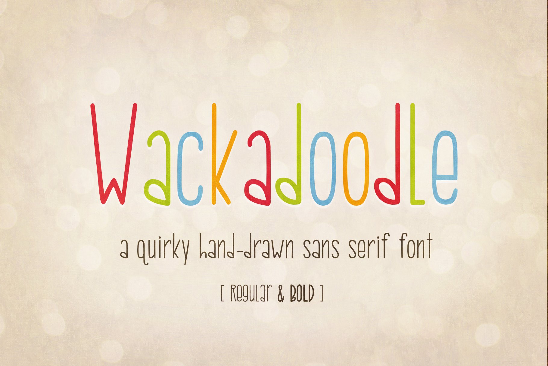 Wackadoodle | Handwritten Font cover image.