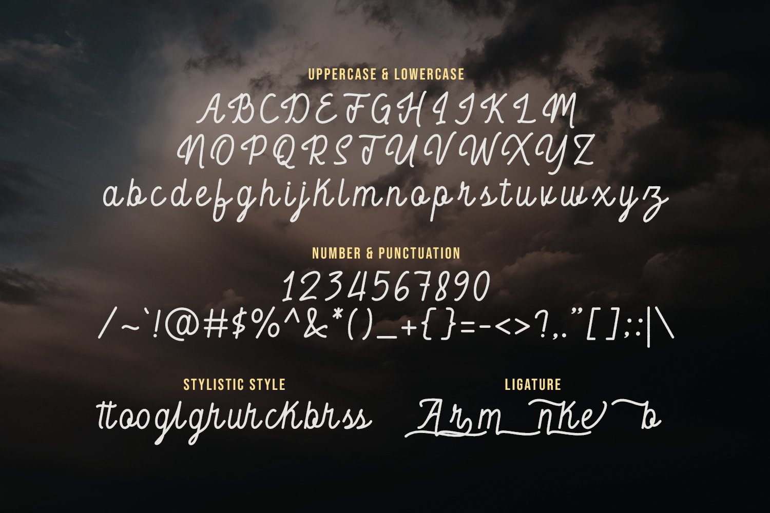 wailer monoline script font 4 978