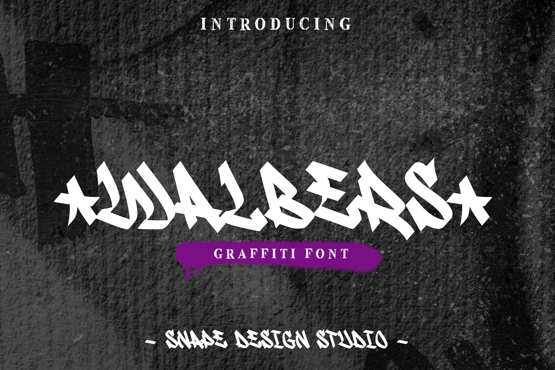 Walbers - Graffiti Font cover image.