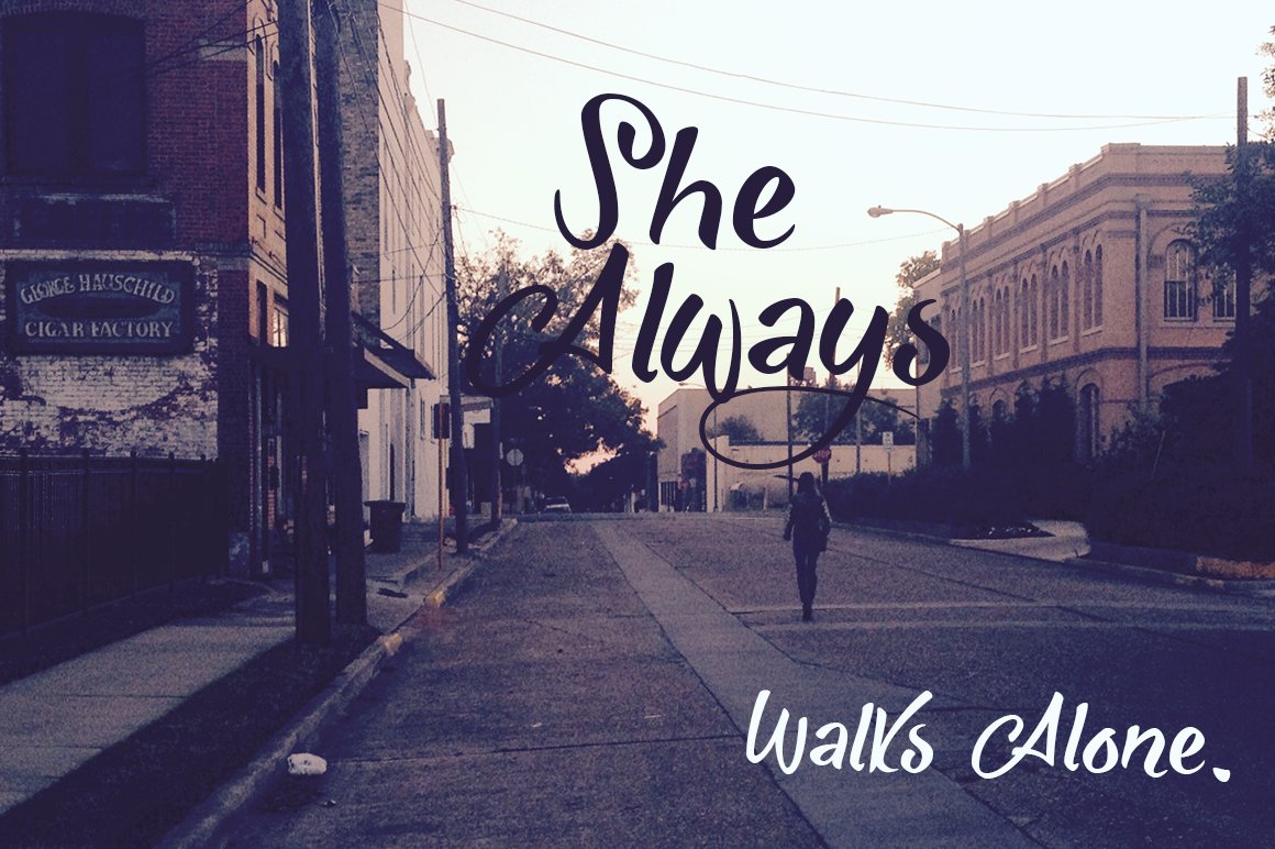 She Always Walks Alone cover image.