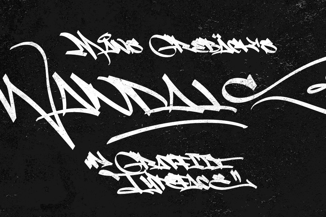 Wandals - Graffiti Font preview image.