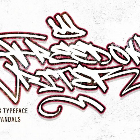 Wandals - Graffiti Font cover image.