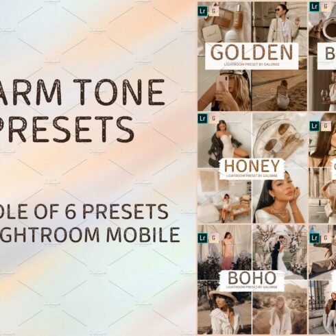 WARM TONE PRESETS PACK by GALOR6Ecover image.