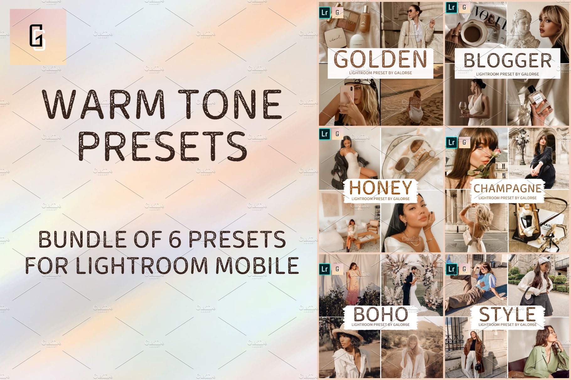 WARM TONE PRESETS PACK by GALOR6Ecover image.