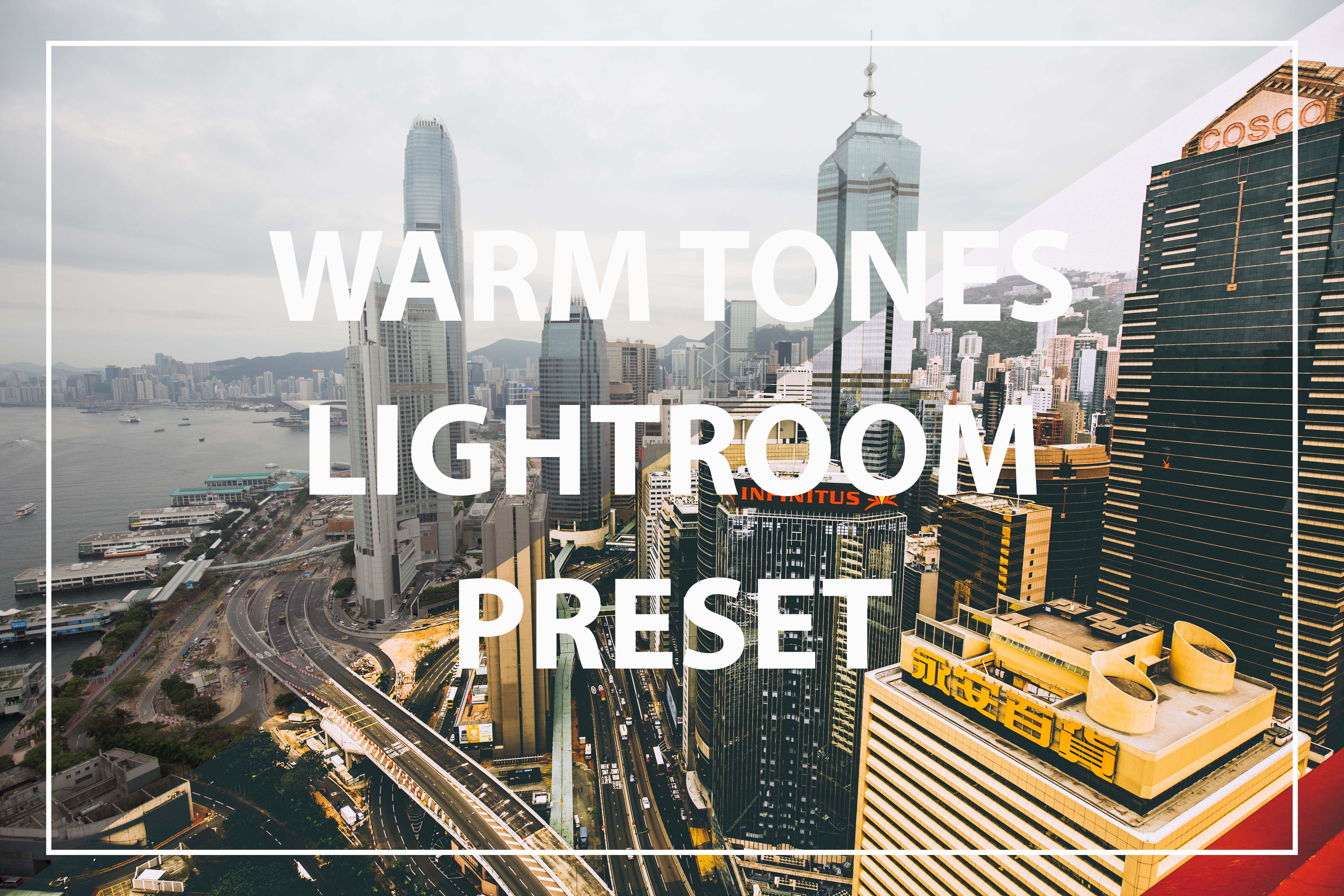 Warm Tones Lightroom Presetcover image.