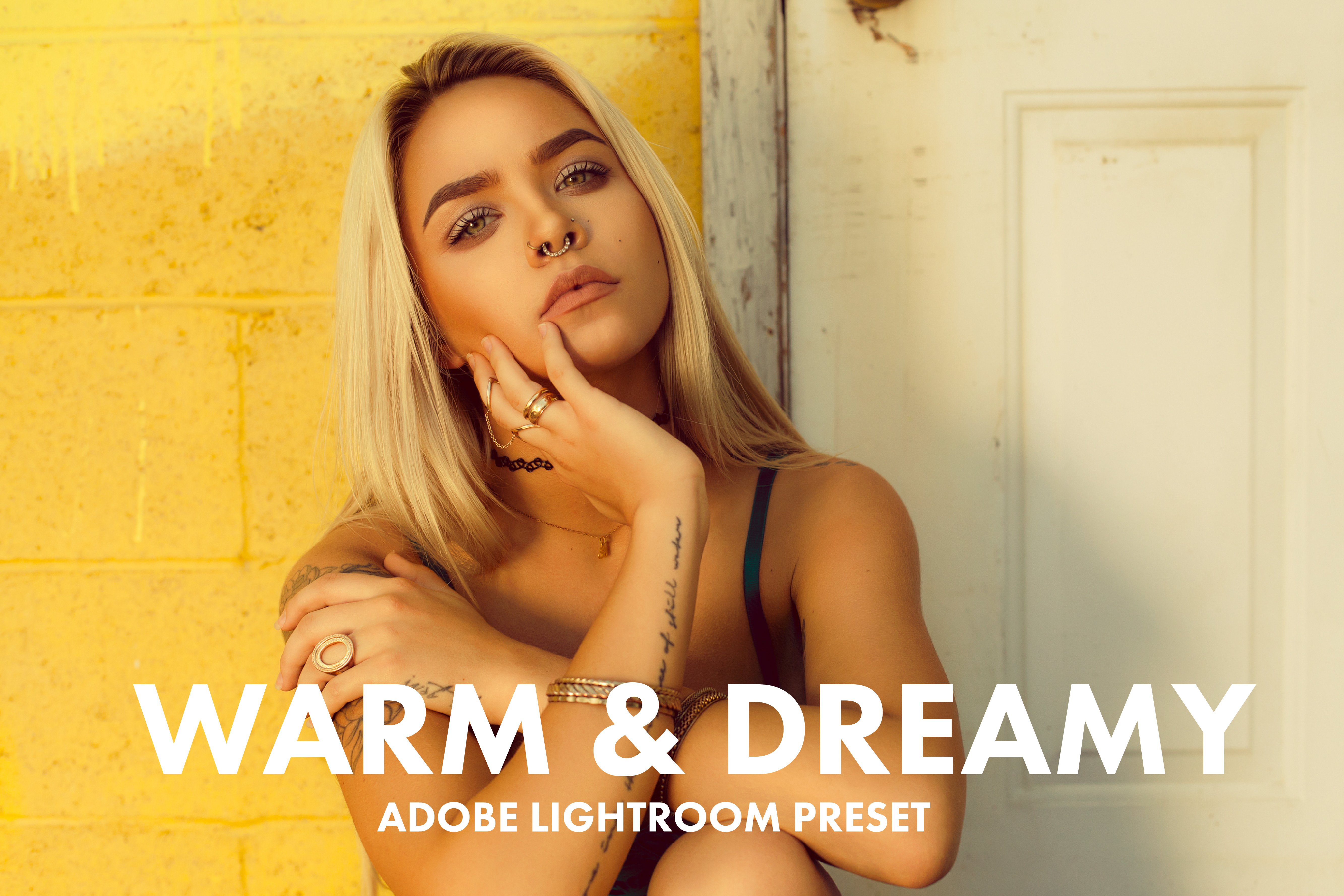 Lightroom Warm and Dreamy Presetcover image.