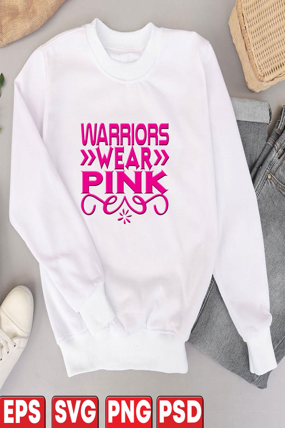 Warriors-Wear-pink pinterest preview image.