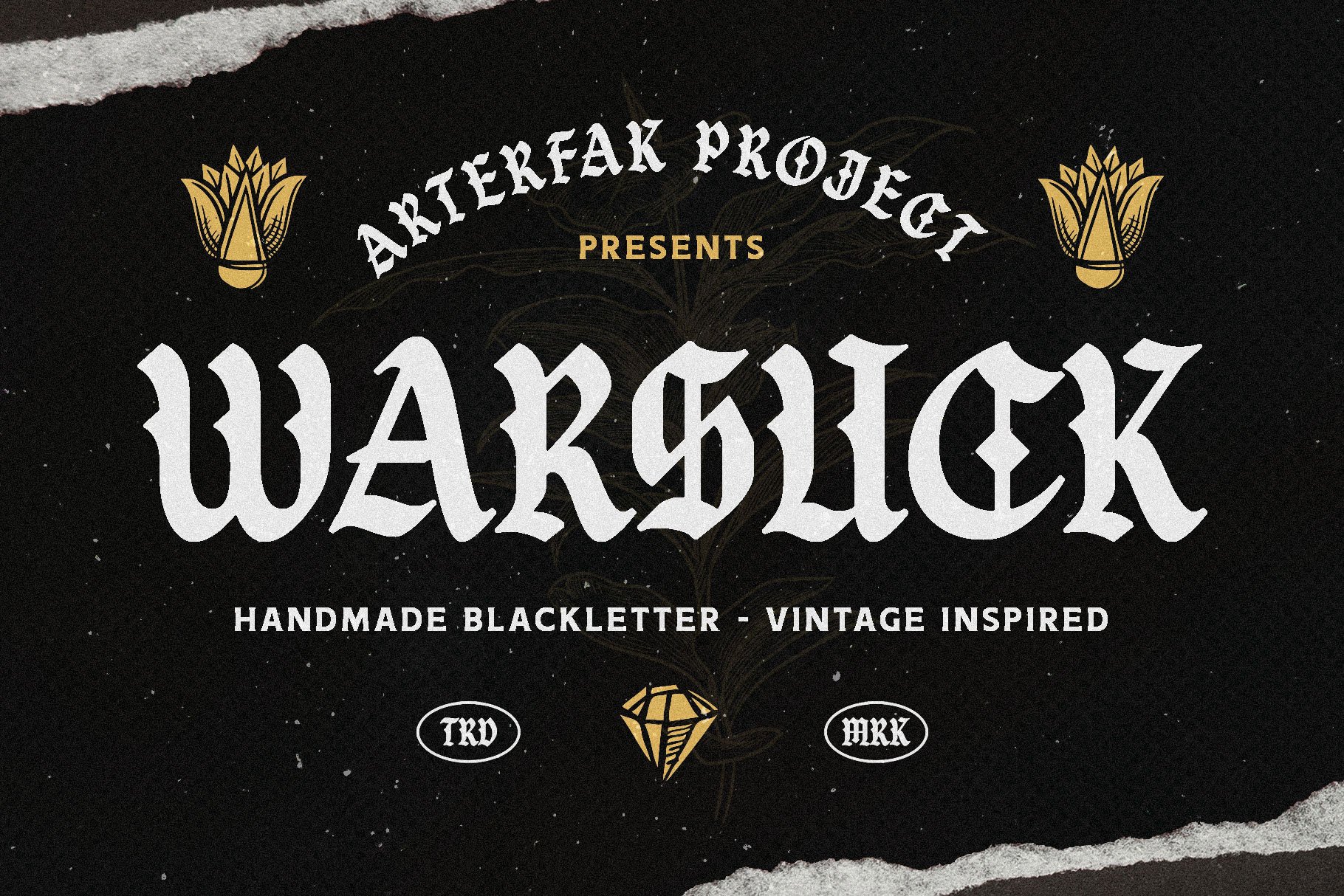 Warsuck - Hand Drawn Blackletter cover image.