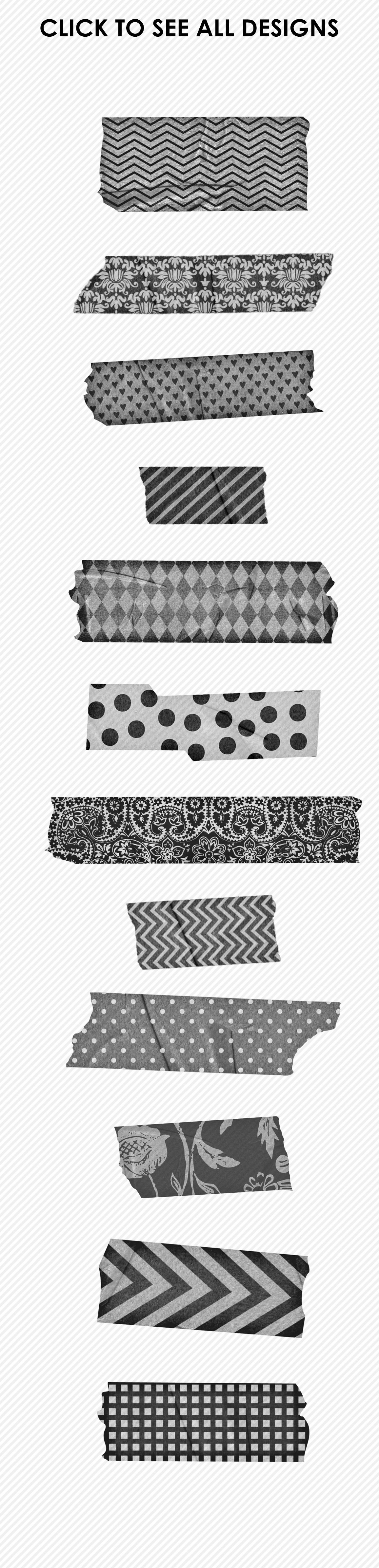 Washi Tape Photoshop Brushespreview image.