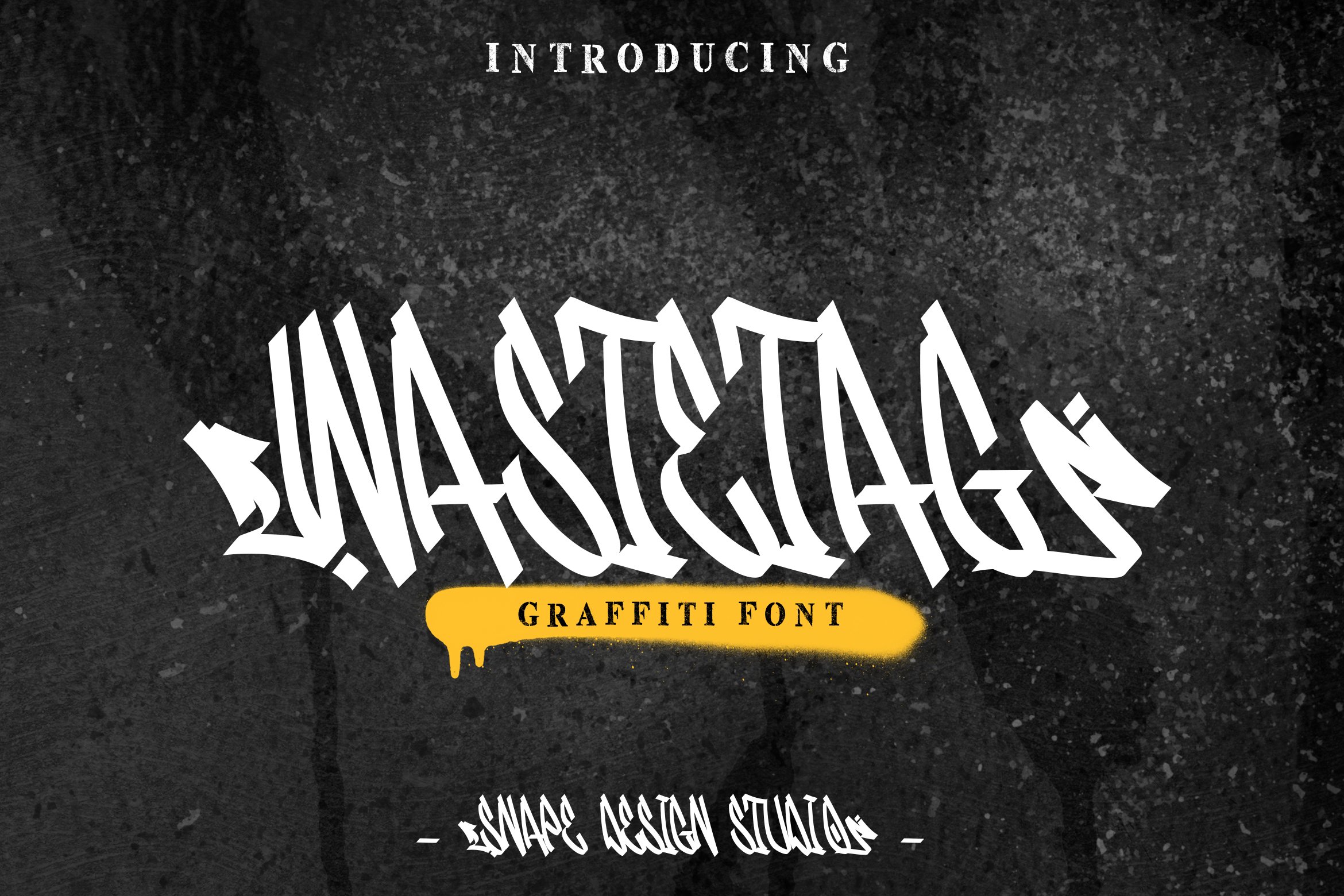 Wastetag - Graffiti Font cover image.
