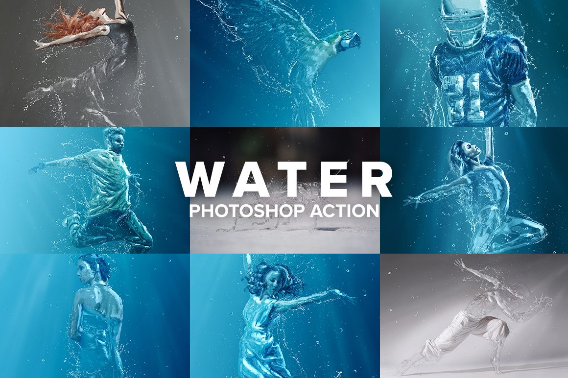 Water Photoshop Actioncover image.