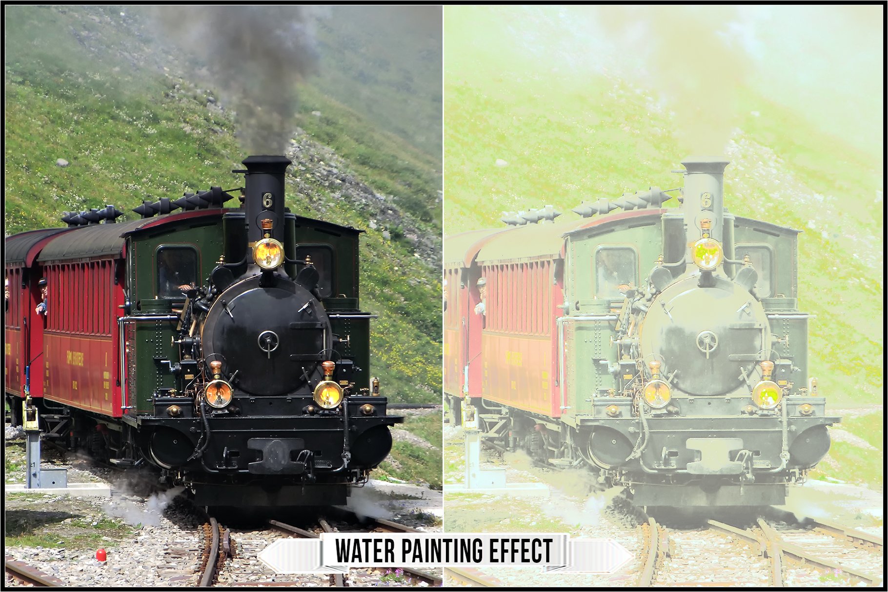 water painting effect 895