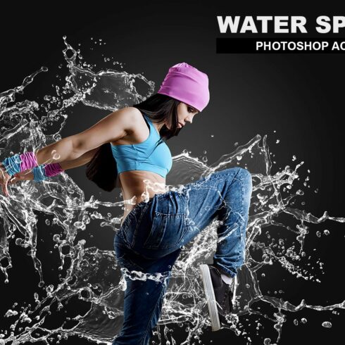 Water Splash Photoshop Actioncover image.