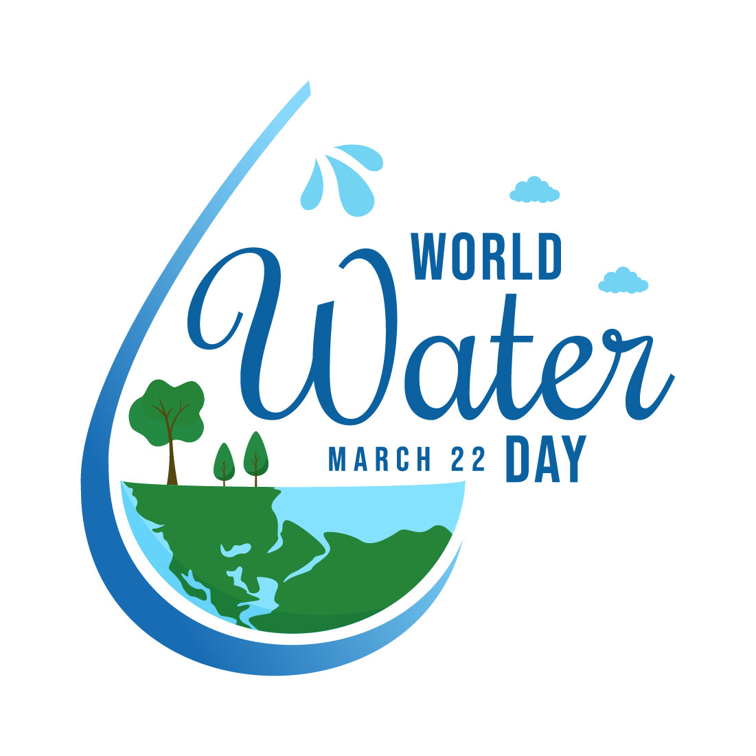 12 World Water Day Illustration cover image.