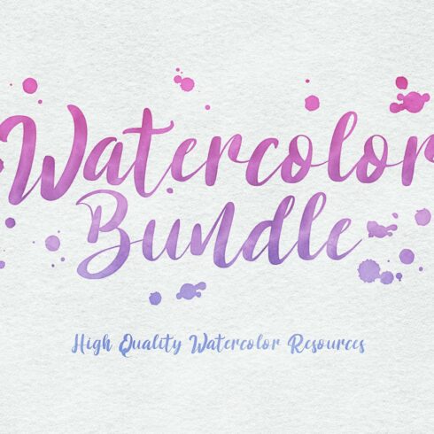 Huge Watercolor Bundlecover image.