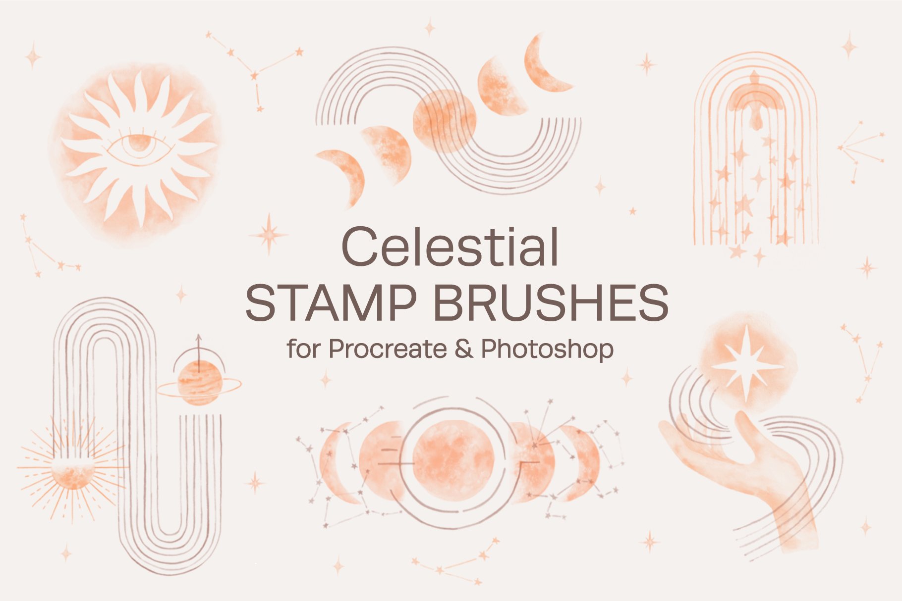 watercolor celestial stamp brushes1 271