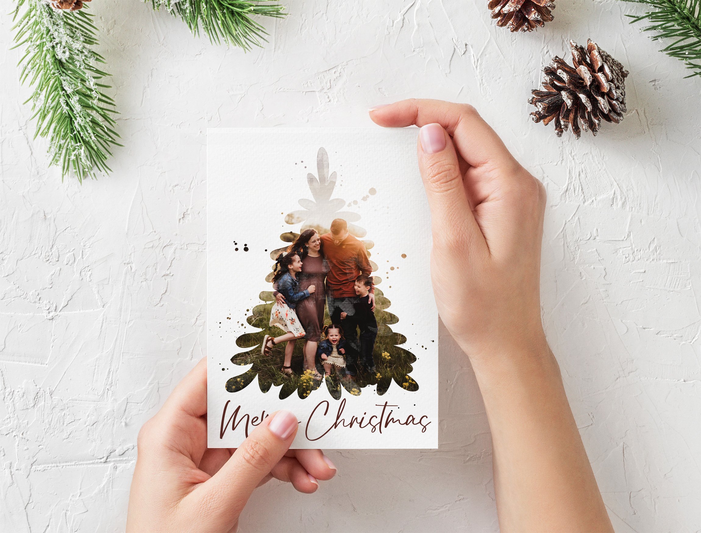 watercolor christmas trees photo masks preview 5 158