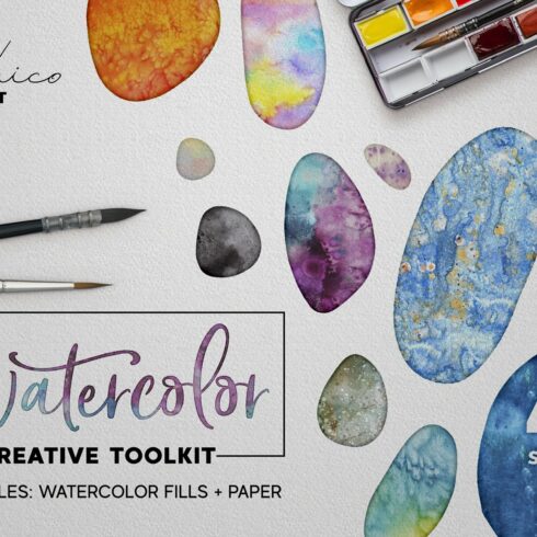 Watercolor Layer Effects Photoshopcover image.