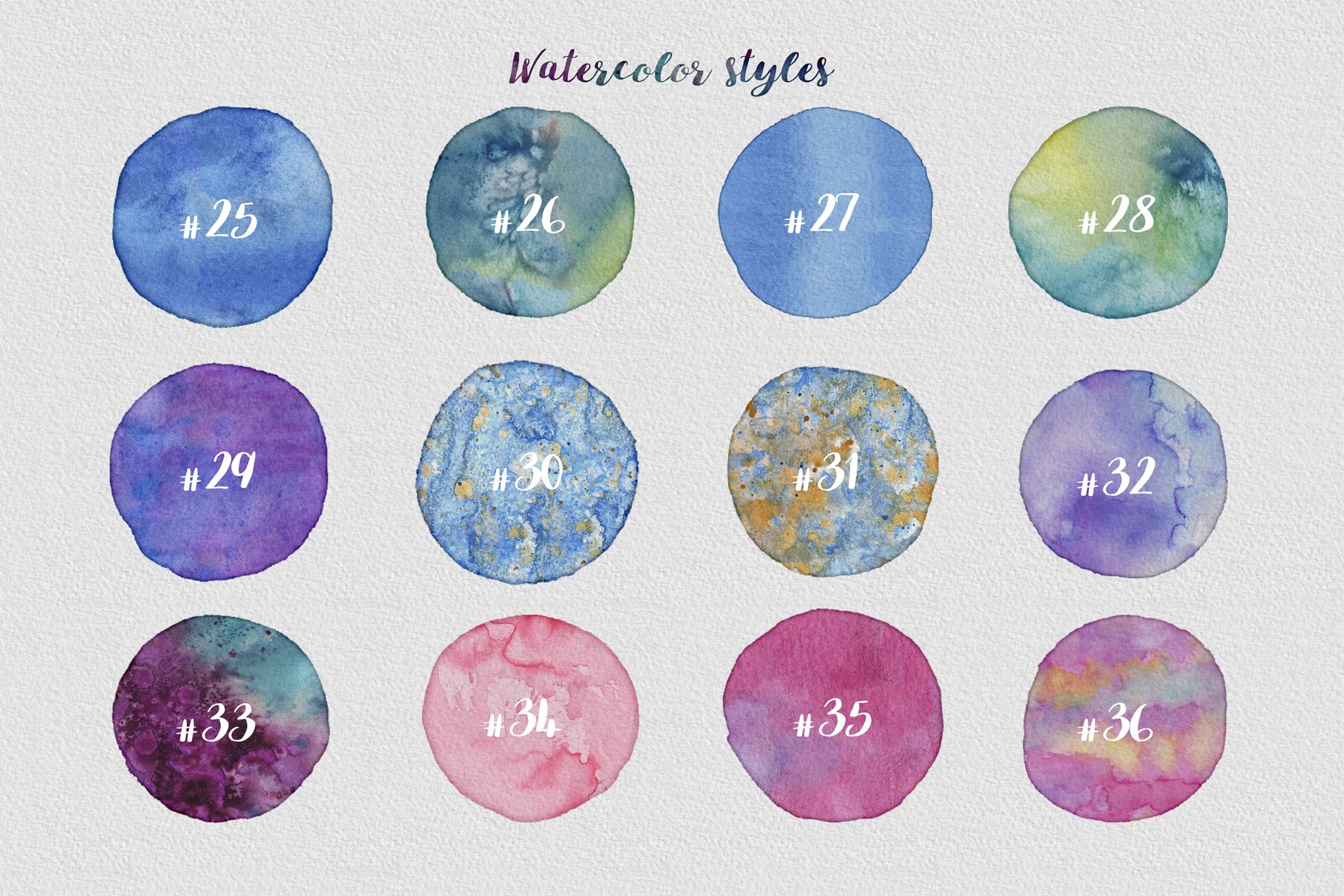 watercolor layer styles for adobe photoshop 4 904