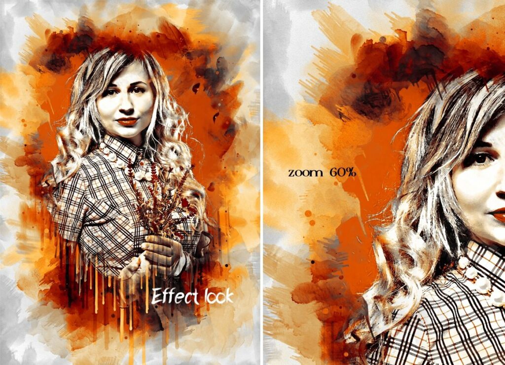 Watercolor Painting Photoshop Action – MasterBundles