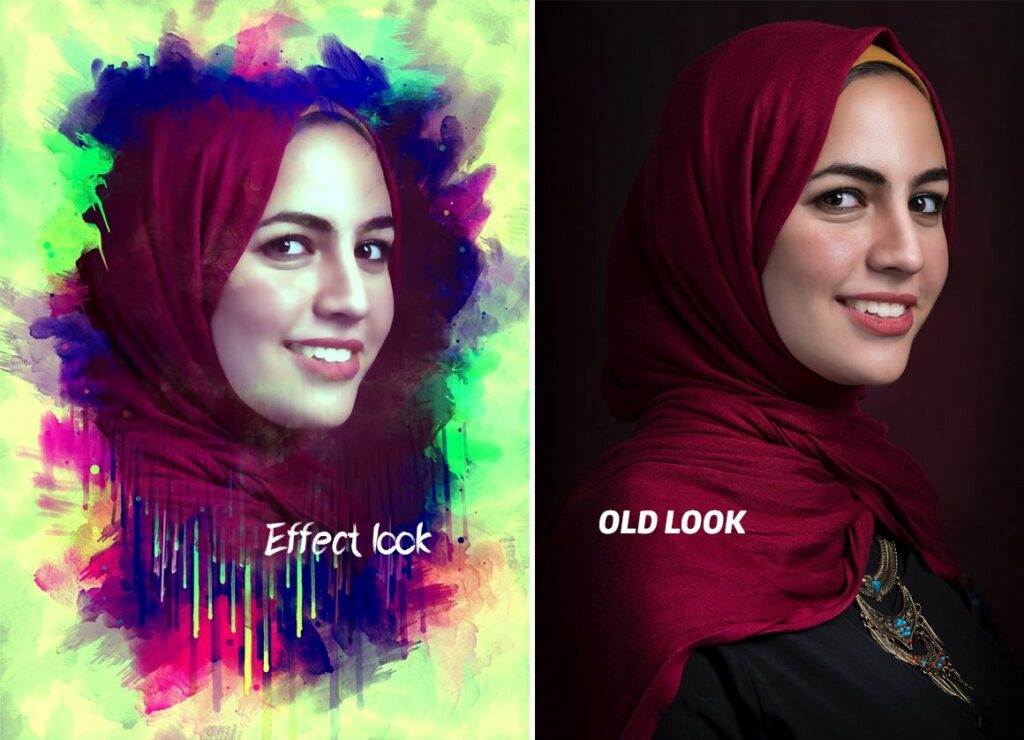 Watercolor Painting Photoshop Action – MasterBundles