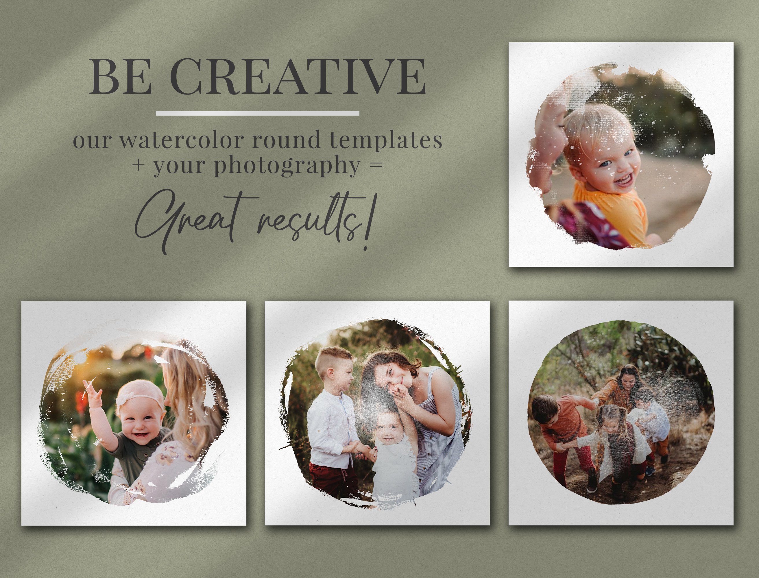 watercolor rounds creative photo masks preview 2 7