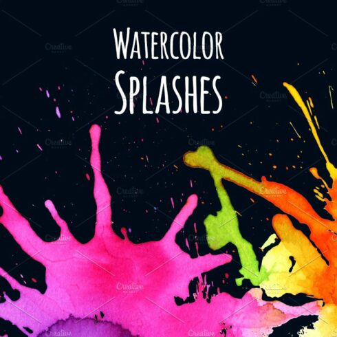 Watercolor Splash Brushescover image.