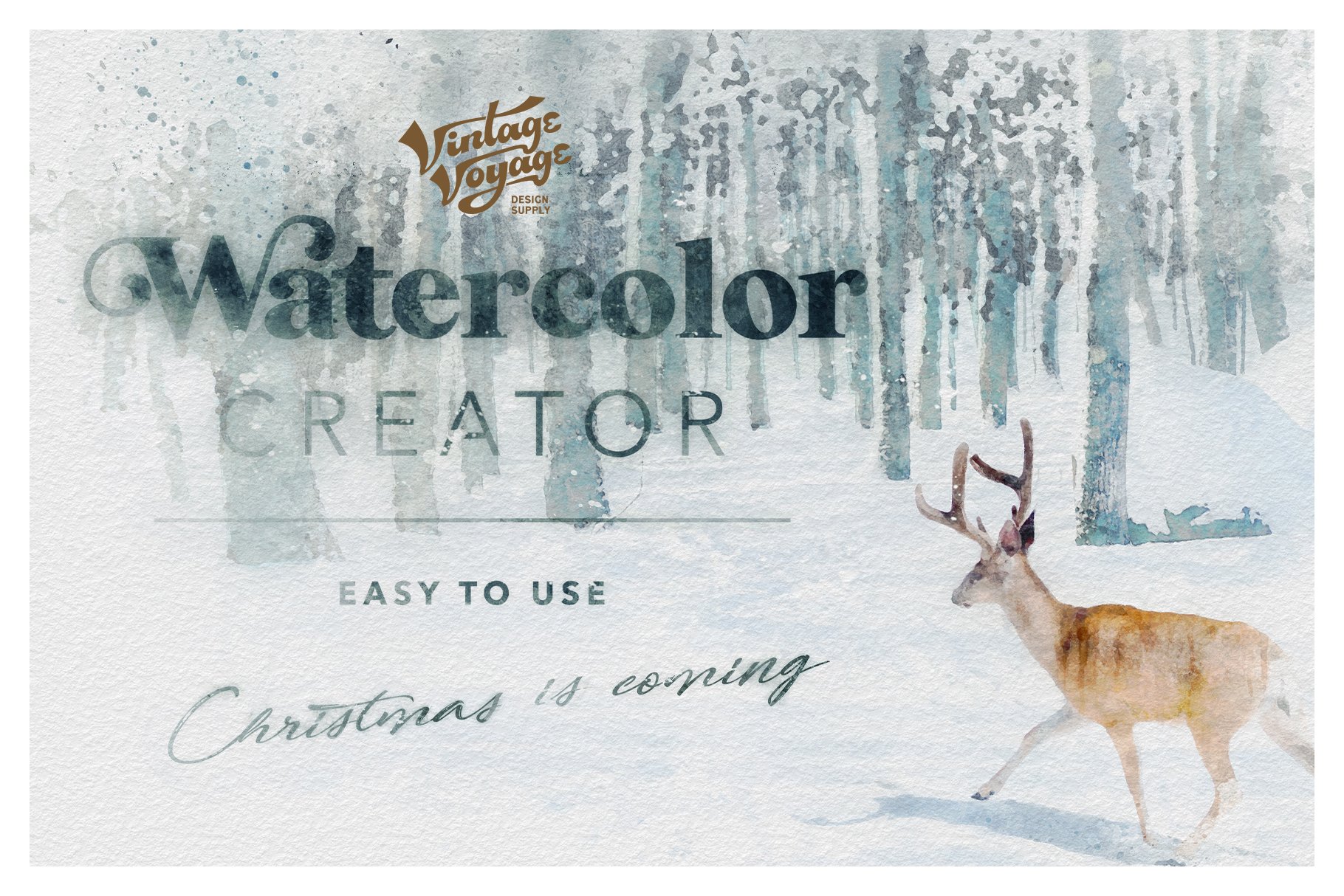 The Watercolor Creator • SALEpreview image.