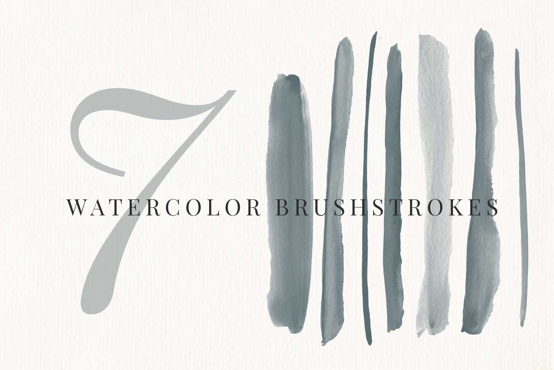 Watercolor Brushstrokes Brush Packpreview image.